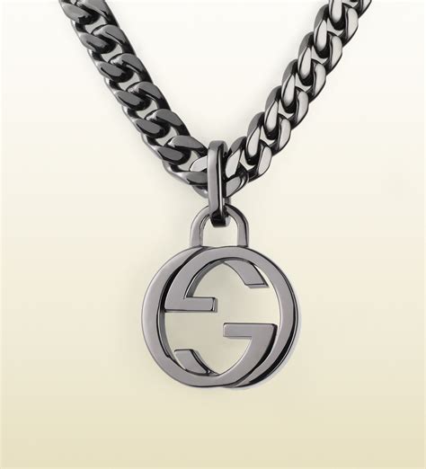 gucci interlocking g chain necklace|gucci interlocking g pendant.